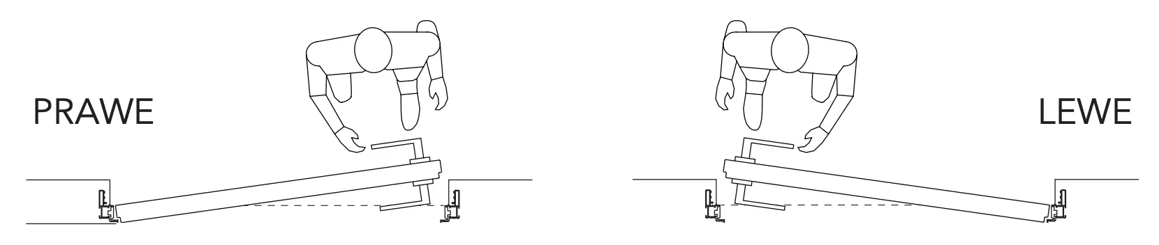 drzwi ukryte wewnętrzne